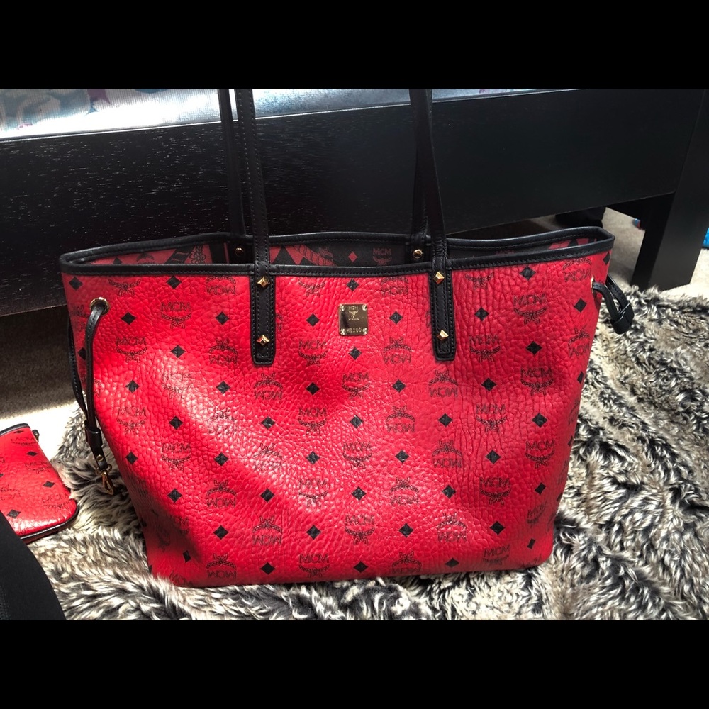 Red MCM tote SALE TODAY !!!!!!
